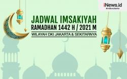Infografis Jadwal Imsakiyah Jakarta 9 Mei 2021