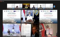 Menhub Budi Karya Berharap Pelindo 1 Tingkatkan Kerja Sama dengan Partner Strategis<