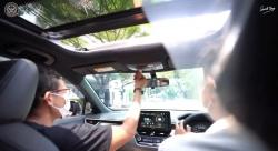 Sandiaga Uno Ajak si Bungsu Sulaiman Jalan-Jalan Naik Corolla Cross Hybrid: Wuih Ada Sunroofnya 