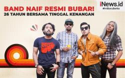 Infografis Grup Band Naif Bubar