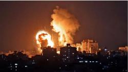 Militer Israel Bagi Rekaman Serangan Udara, Rudal Hantam 130 Target <