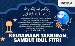 Infografis Keutamaan Takbiran Menyambut Idul Fitri