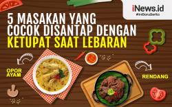 Infografis Menu Pendamping Ketupat Lebaran