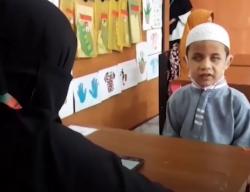 Video Merdunya Lantunan Ayat Suci Al-Qur'an dari Hafiz Cilik Disabilitas asal Cianjur