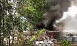 Kebakaran di Lokasi PT SMGP di Madina, Warga Ketakutan Lari Terbirit-birit