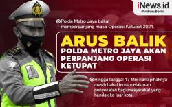 Infografis Polda Metro Jaya Akan Perpanjang Operasi Ketupat