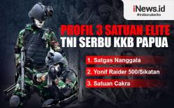 Infografis Profil 3 Satuan Elite TNI Serbu KKB Papua