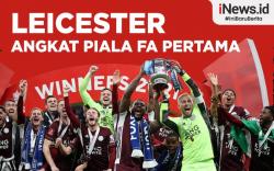Infografis Leicester City Juara Piala FA usai Bungkam Chelsea