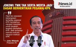 Infografis Respons Jokowi soal Tes Wawasan Kebangsaan KPK