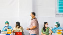 Potret Pekerja Swasta Ikuti Program Vaksinasi Gotong Royong