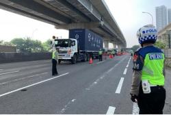 Begini Situasi Drive Thru Rapid Test Antigen di KM 34 Tol Japek, Cikarang