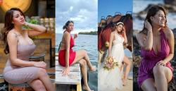 5 Pose Seksi Dea Alexa, DJ Cantik yang Pestanya Dibubarkan Satgas Covid-19