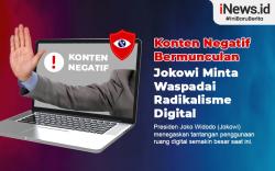 Infografis Jokowi Minta Waspadai Radikalisme Digital akibat Banjir Konten Negatif