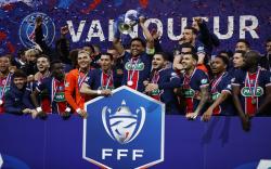 Bungkam AS Monaco, PSG Juara Piala Prancis 
