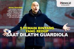 Infografis 5 Pemain Bintang yang Redup saat Dilatih Guardiola
