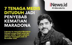 Infografis 7 Tenaga Medis Dituduh Jadi Penyebab Kematian Maradona