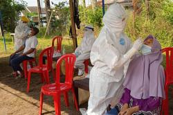 20 Orang Positif Covid-19, Warga Ngaglik Dites Swab Massal