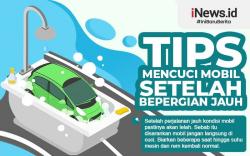 Infografis Tips Mencuci Mobil setelah Perjalanan Jauh