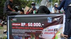 Patungan Rp50.000 per Orang, Warga Makassar Donasikan Ambulans untuk Palestina