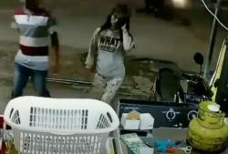 Video Perempuan Hamil dan Pria Curi Tabung Gas di Palembang<