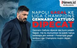 Infografis Gennaro Gattuso Dipecat Usai Gagal Bawa Napoli Lolos Liga Champions