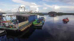 Destinasi Wisata Susur Sungai Air Hitam Palangkaraya Kembali Dibuka