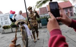 Memelihara Asa, Seniman Peran Kota Tua Jakarta Bertahan di Tengah Pandemi 