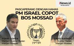 Infografis Direktur Mossad Dicopot Netanyahu setelah Israel Perang dengan Hamas