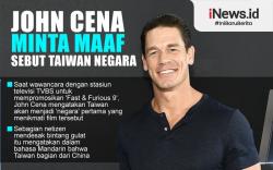 Infografis Aktor John Cena Minta Maaf ke Publik China gara-gara Sebut Taiwan Negara
