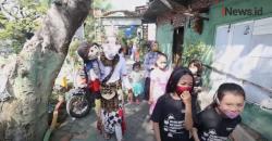 Video Heboh, Kera Putih Hanoman Muncul di Pemakaman Rangkah Surabaya