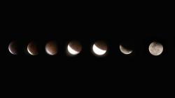 Melihat Proses Fenomena Gerhana Bulan Total di Langit Surabaya