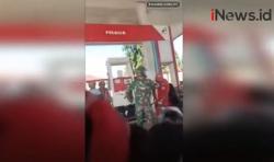 Video Oknum TNI Marahi Petugas SPBU di Sikka NTT Berakhir Damai
