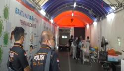 Video Polisi Gerebek Lokasi Swab Test Drive Thru Abal-Abal di Medan