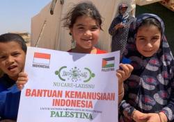 Bantuan NU Care Lazisnu Diterima Pengungsi Palestina, Fotonya Membuat Hati Menangis 