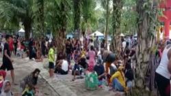 Video Polisi Segel Wisata Dogi Park Waterboom Indrapura karena Langgar Protokol Kesehatan