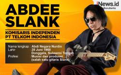 Infografis Abdee Slank Jadi Komisaris Telkom<