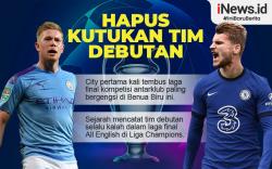 Infografis Final Liga Champions, Man City Ingin Hapus Kutukan Tim Debutan