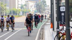 Polisi Kaji Sanksi Sita Sepeda jika Pegowes ke Luar Jalur Khusus
