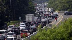 Libur Hari Lahir Pancasila, Kawasan Puncak Bogor Macet Panjang