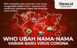 Infografis WHO Ubah Nama-Nama Varian Baru Virus Corona