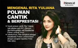 Infografis Mengenal Rita Yuliana, Polwan Cantik & Berprestasi