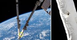  Sampah Antariksa Hantam Stasiun Luar Angkasa, Sebabkan Lengan Robotik Berlubang 