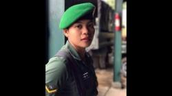 Membanggakan, Prajurit Kowad Sertu Huswatun Hasanah Sabet Medali Perak Ajang Tinju Dubai