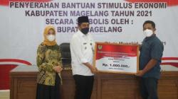 Pemkab Magelang Kucurkan Bantuan Stimulus Ekonomi untuk Pelaku Usaha 
