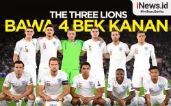 Infografis Daftar 26 Pemain Inggris di Euro 2020