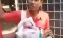 Video Bayi Baru Lahir Dibuang di Toilet SPBU Sungai Lilin Sumut