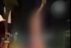 Video Viral Pemotor Bugil di Atas Motor Ditangkap Polisi