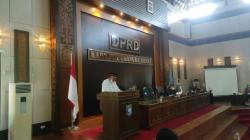 Bupati Bangka Barat Sampaikan Rancangan Awal RPJMD dalam Rapat Paripurna Bersama DPRD 