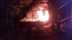 Kapal Pengangkut BBM Subsidi di Kubu Raya Terbakar, Kerugian Rp200 Juta