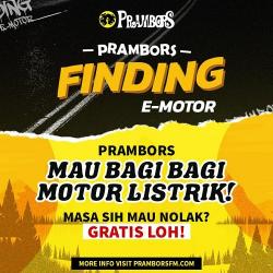 Prambors Bagi-bagi Motor Listrik untuk Kawula Muda